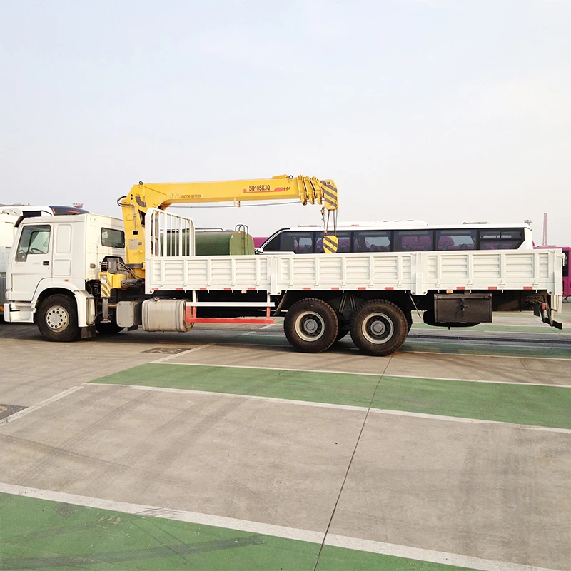 SQ10SK3Q 10 Ton 8.5 T Unic Boom Truck Mounted Crane With Low Price