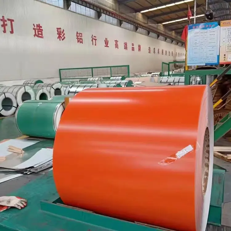 Factory direct sales of color-coated coils 0.5mm color-coated sheet production and lamination processing
