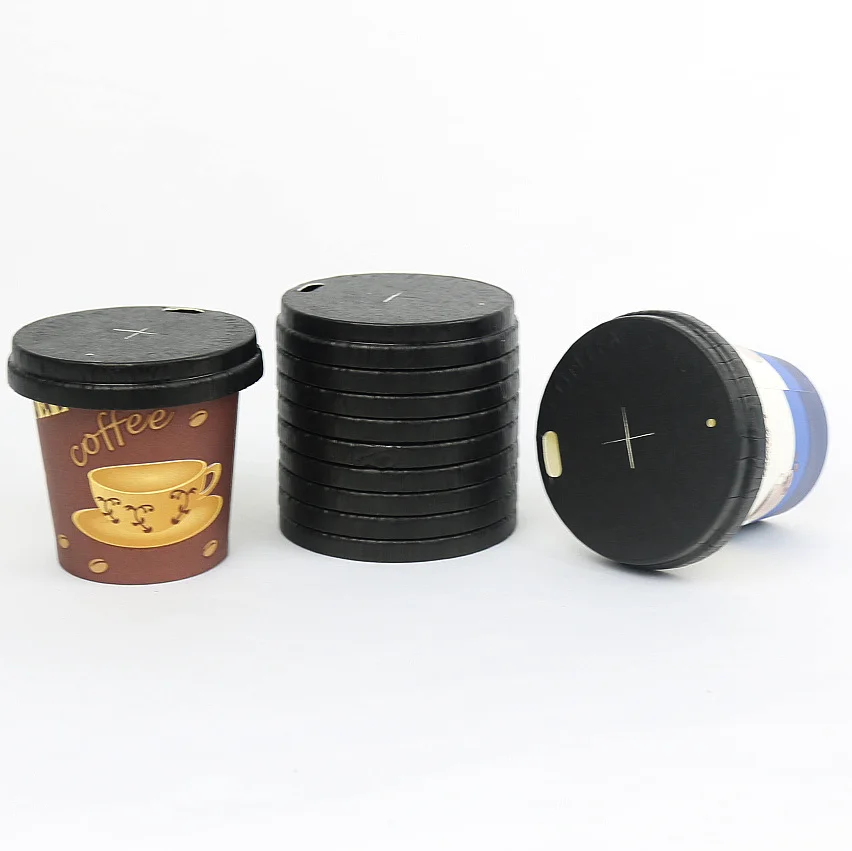 Covers the Cup Well 62mm Diameter Paper Cups With Dome Seal Lid Paper Did