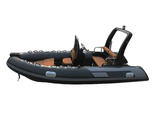 CE certificate 5.8m 10 people pvc/hypalon rigid hull fiberglass fishing boats for sale
