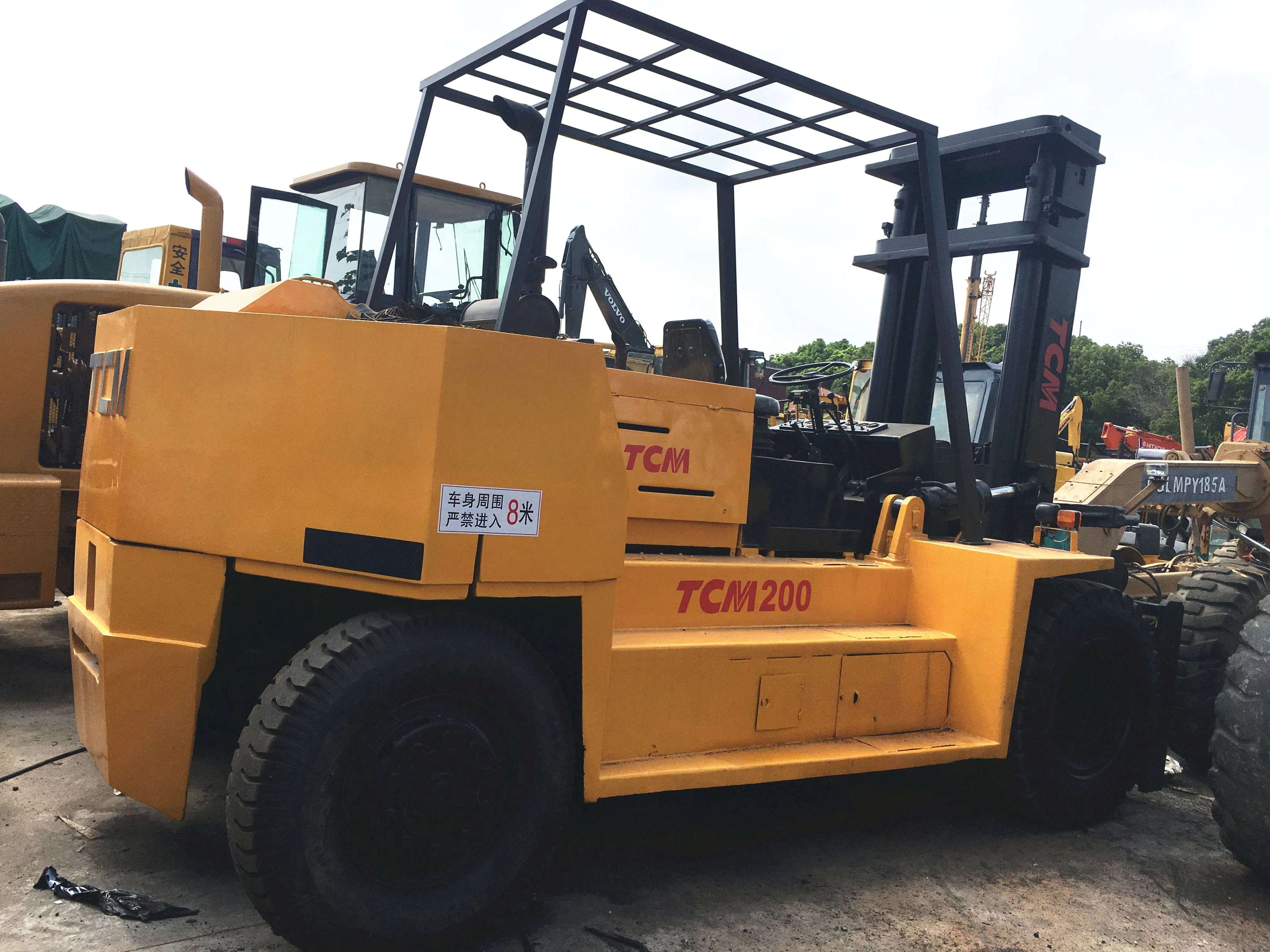High quality used second-hand 20 Ton TCM FORKLIFT with cheap price for Komatsu TCM FD100 FD200 FD70 FD50 forklifts