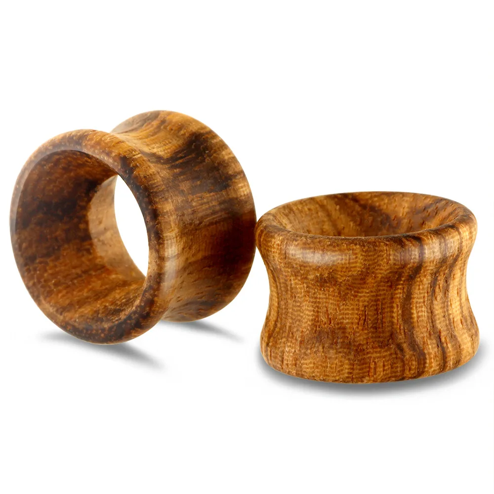 VRIUA 2020 RTS Fashion Ear Expander Body Piercing Jewelry Ear Plugs Organic Flesh 6-20mm Tunnels Wood Ear Piercing Earring