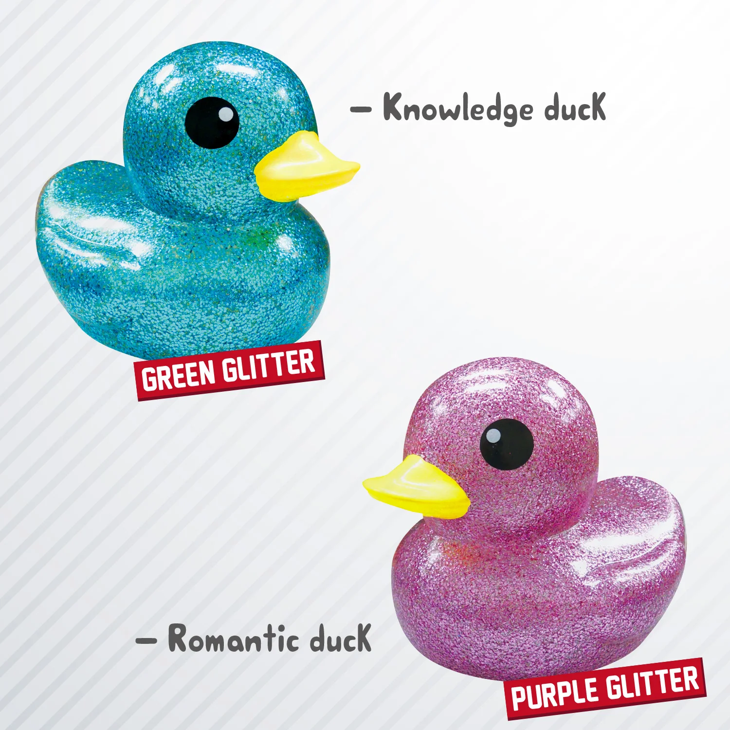 Wholesale New Cute Toys For Kids Baby Bath Duck Toy Promotional Rubber Glitter Duck bath toys for babies