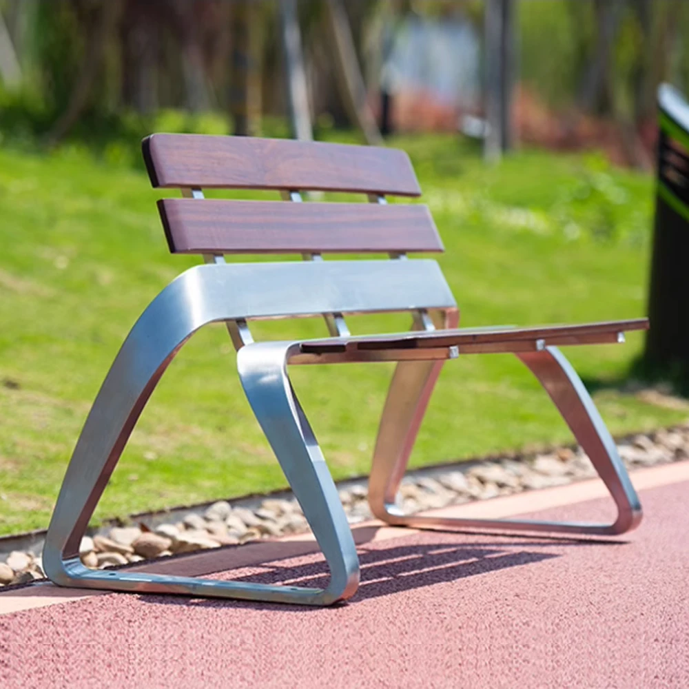 Modern Outdoor Bench for Garden and Park Spaces