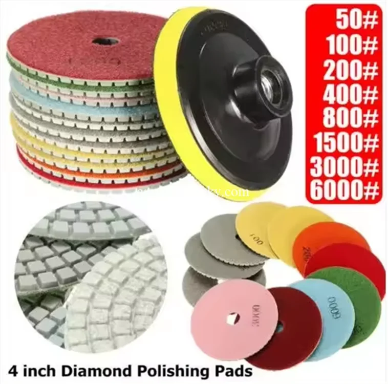 5 Inch Polishing Wheels Floor Tools Diamond Marble wet Polishing Pad
