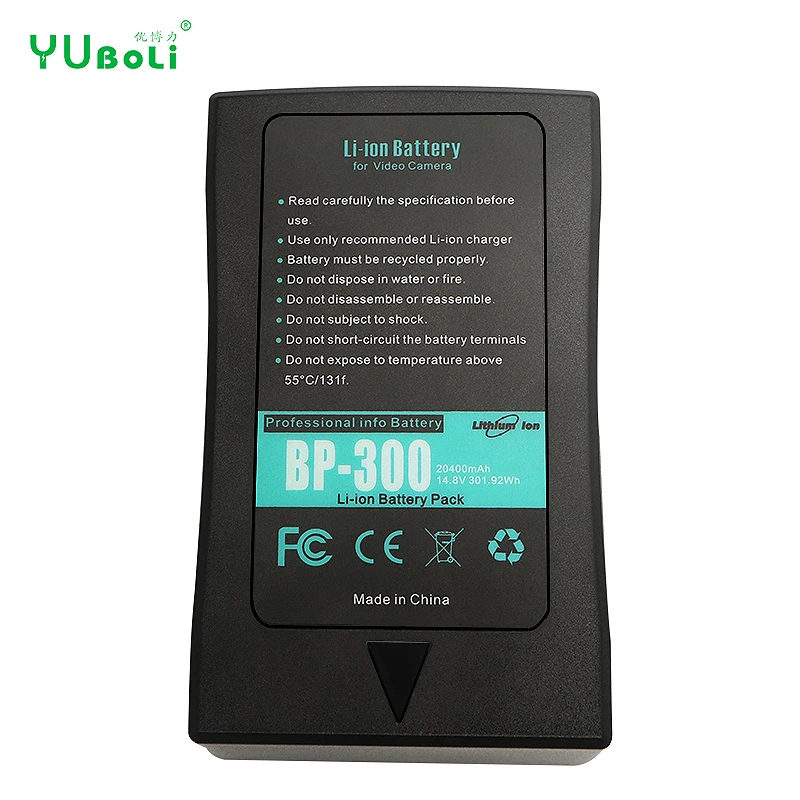 14.8V BP-300W BP300W BP-300 V-lock V-mount Battery for   Sony Camcorder Broadcast BP battery LED Video Light with USB Port/D-TAP