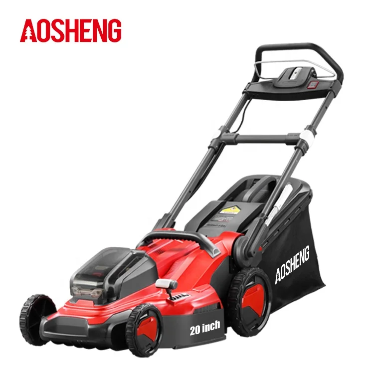 AOSHENG grass cutting machine electric lawn mower with lithium battery original multifunctional landscaping machine lawnmower