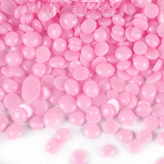 Pink Rose Scented Hard Wax Beans 1KG Rosin-Free Shiny Depilatory Wax Hair Removal Wax Beads 2.2lb