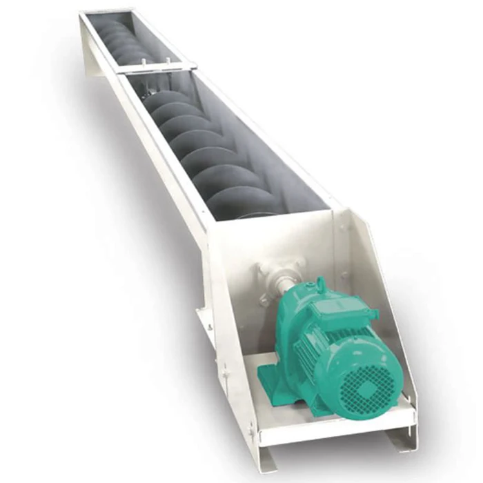 Stainless steel shaftless helix /auger/spiral grain screw feeding conveyor machine with CE approved