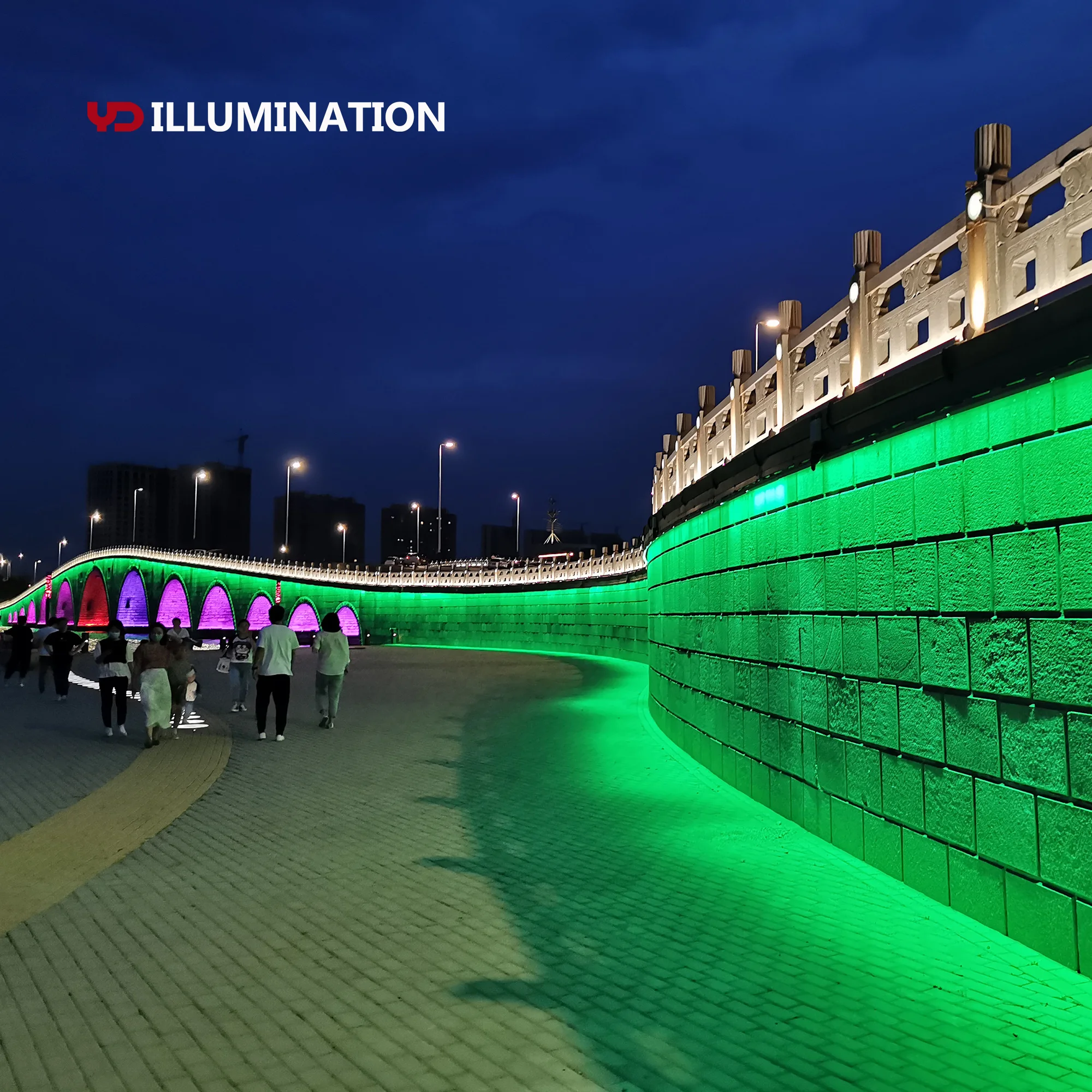 Christmas Decoration DC24V IP68 RGBW Facade Waterproof LED Wall Washer Light for facade Lighting