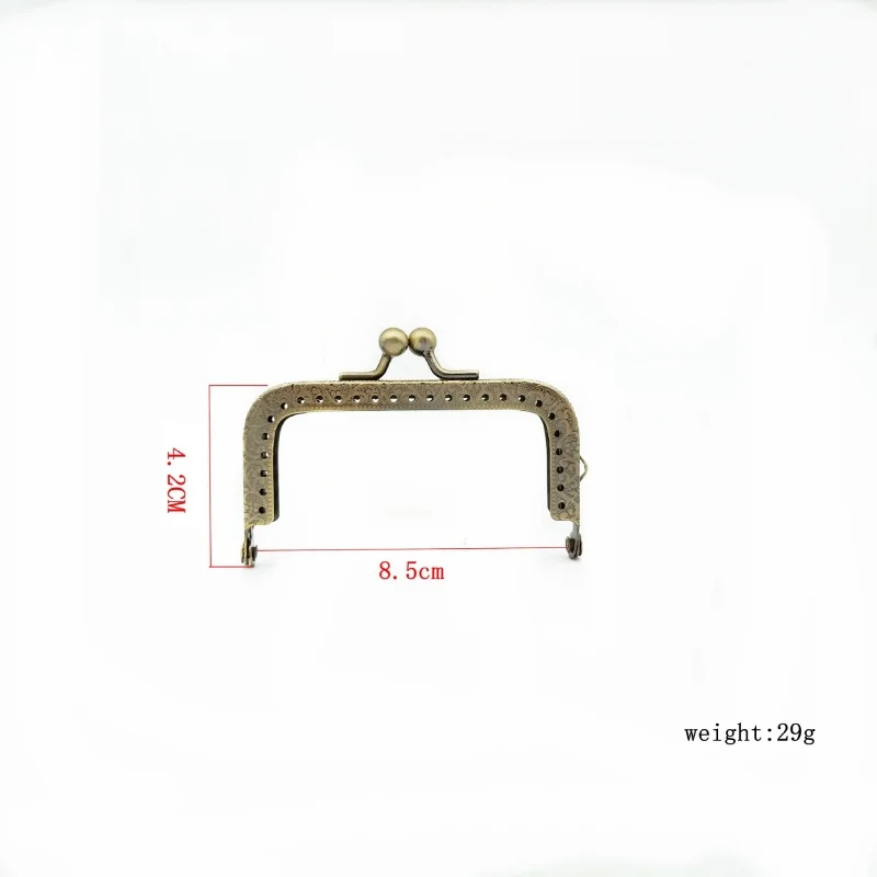 8.5cm 12.5cm 20cm kiss lock metal clasp frame bag hardware metal purse frame bag accessories wallet handbag purse frames