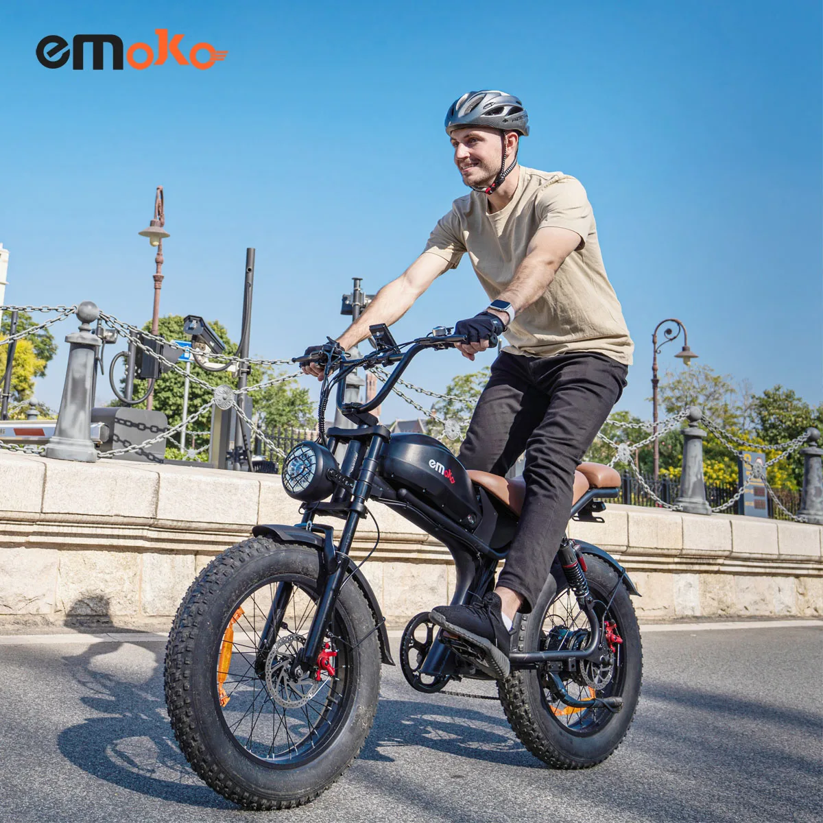 Wholesale Emoko C93 48V 1000w fat tire ebike wheels high power speed long range mobility manufacturer dirt adult electric bike