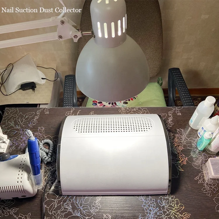 Nail Suction Dust Collector Low Noise 3 Fans Strong Nail Vacuum 2 Dust Nail Dust Collector Vacuum