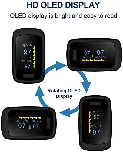 
top seller finger pulse oximeter OLED screen finger oxygen monitor 