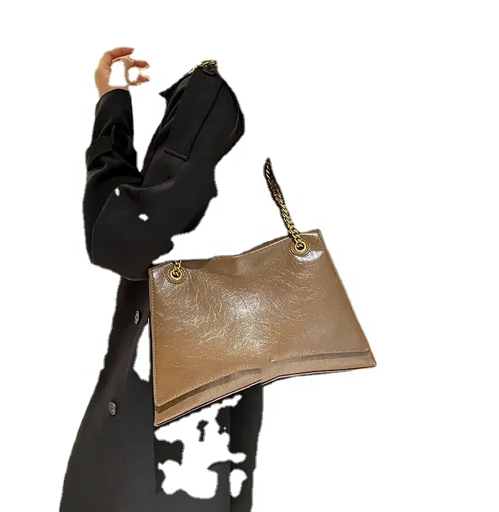 Fashion senior sense retro simple hand bill of lading shoulder bag temperament female bag