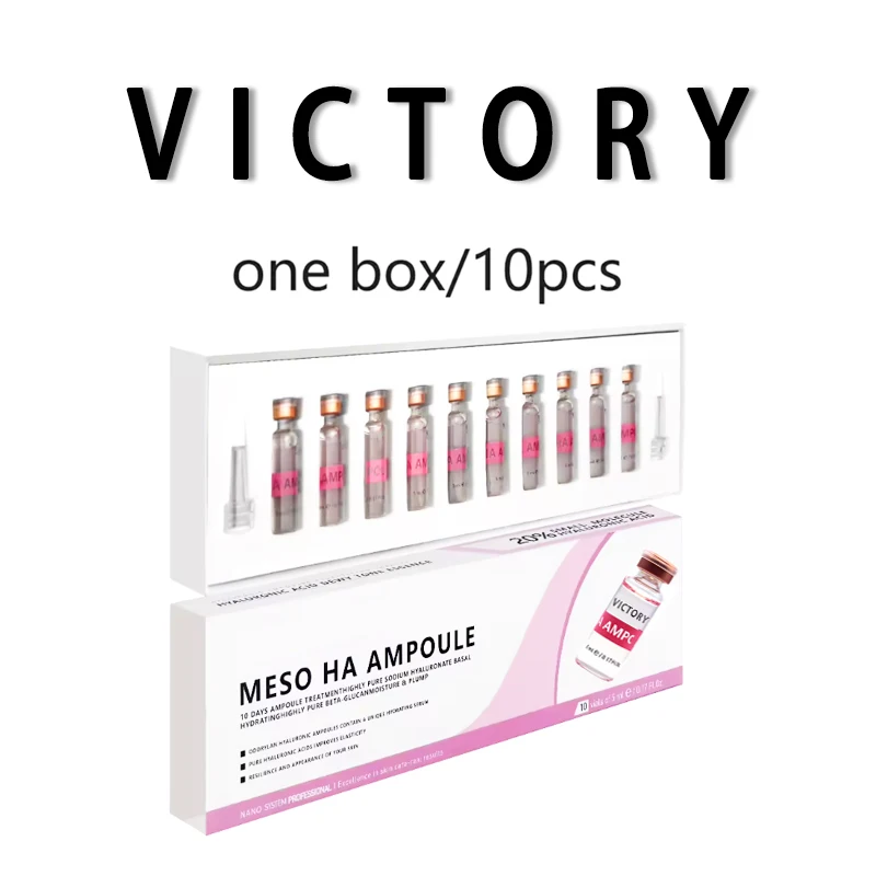 Korean Cosmetic D Hyaluronate Acid 5ml*10vials Volume Hyaluronic Acid Mesotherapy Brightening Anti Aging for Face