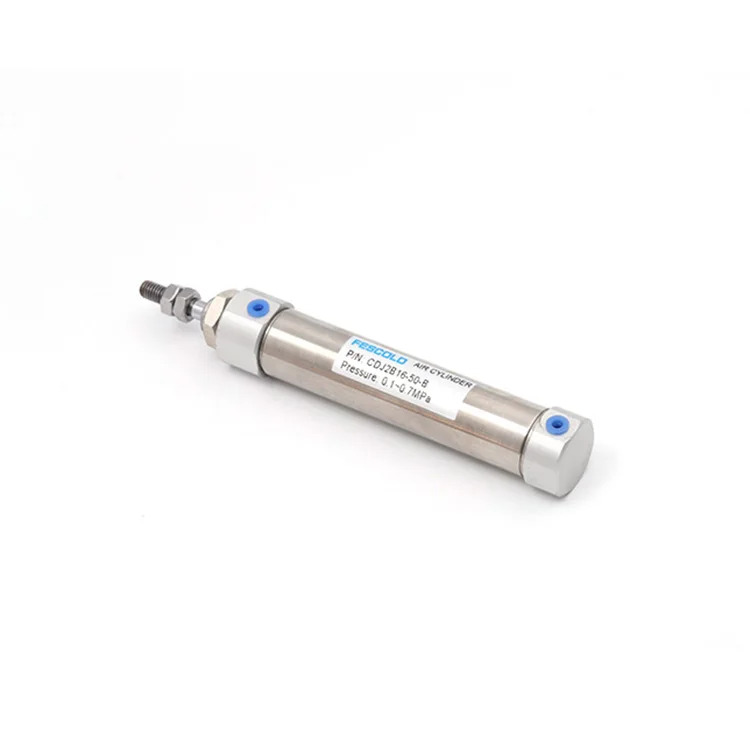 
CDJ2B Series Single and double acting Micro air Cylinder for compressed gas 