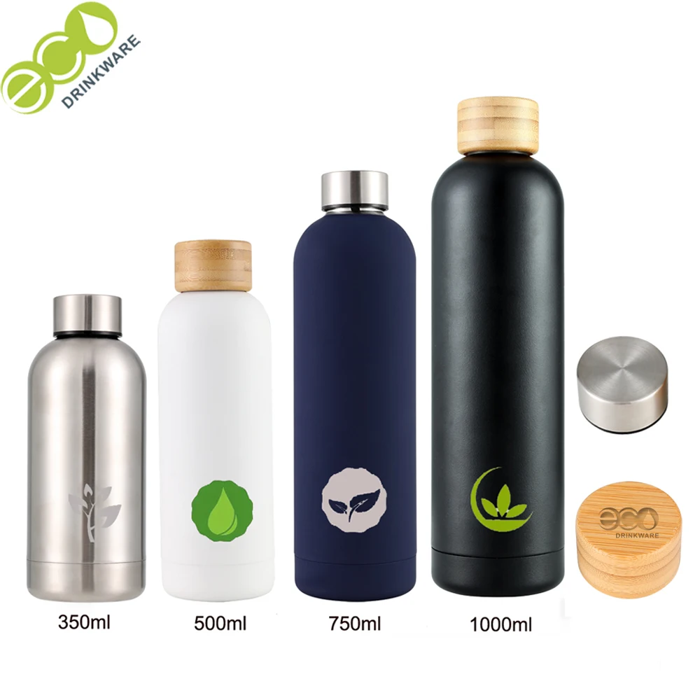 GV036 factory fashional market customized logo and package water heat transfer coating small mouth stainless steel bottle
