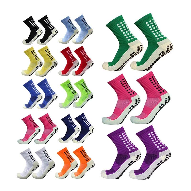 TBSWholesale Anti Slip Crew Tube Athletic Grip Soccer Football Custom Sports Socks Men