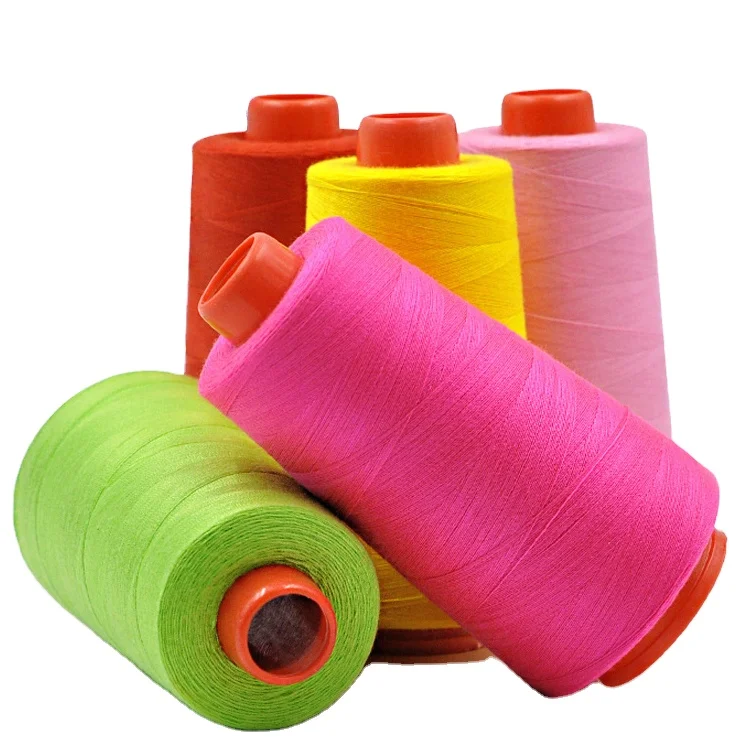 Good Quality Sewing Thread Polyester Wholesale Manufacturer 20s/2 20/3 Industrial Thread for Jeans