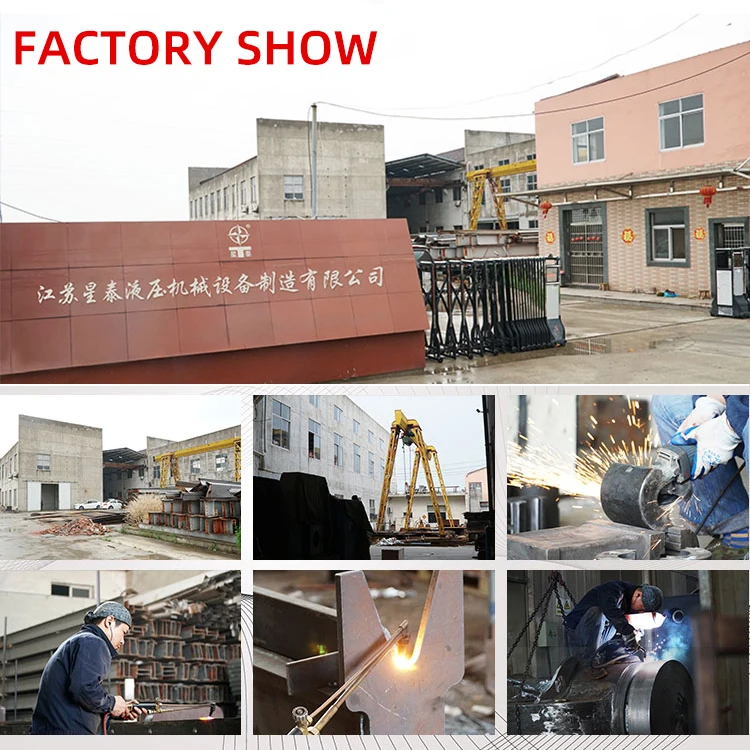 CE 100 ton electric hydraulic press for wire rope