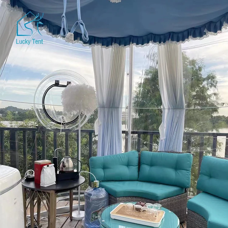 Strong Durable Polycarbonate Dome Tents Luxury Resort Glamping Tent Dome House