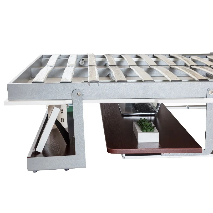 Multifunction vertical saving space wall bed murphy beds with desk