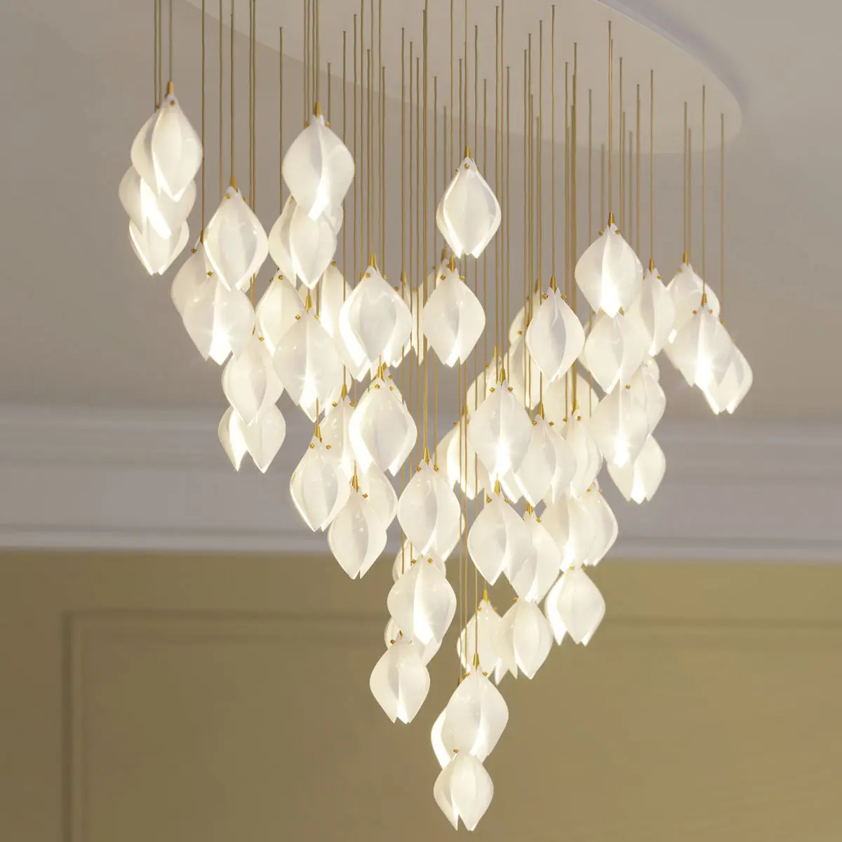 Custom made design mosque chandelier Islam copper crystal lighting Islamic lobby  chandelier