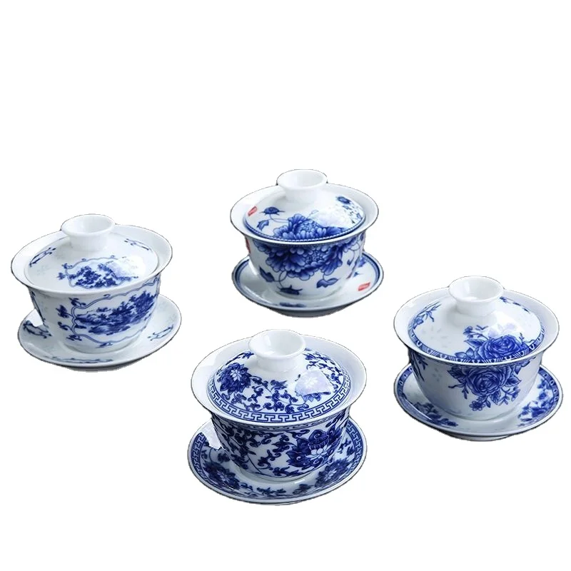 Porcelain Ceramic Tea Set Top Grade Gai Wan Bowl