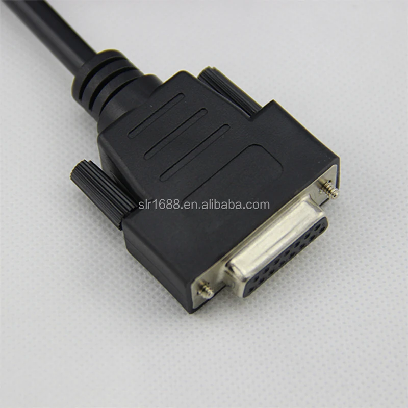 Factory customization pure copper wire VGA DB15 to DB25 parallel signal data cable for computer