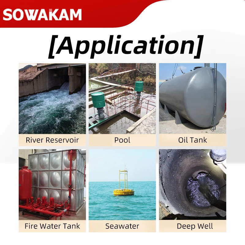 SW-LT10 4-20mA RS485 level sensor for water tank accuracy measurement tank level sensor plastic submersible