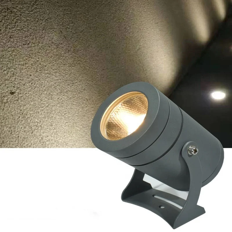 Садовый светильник/lampu/taman/12 Вт 18 20 40 cob проектор 2700k путь dc24v dc12v шиповое основание установка садового освещения