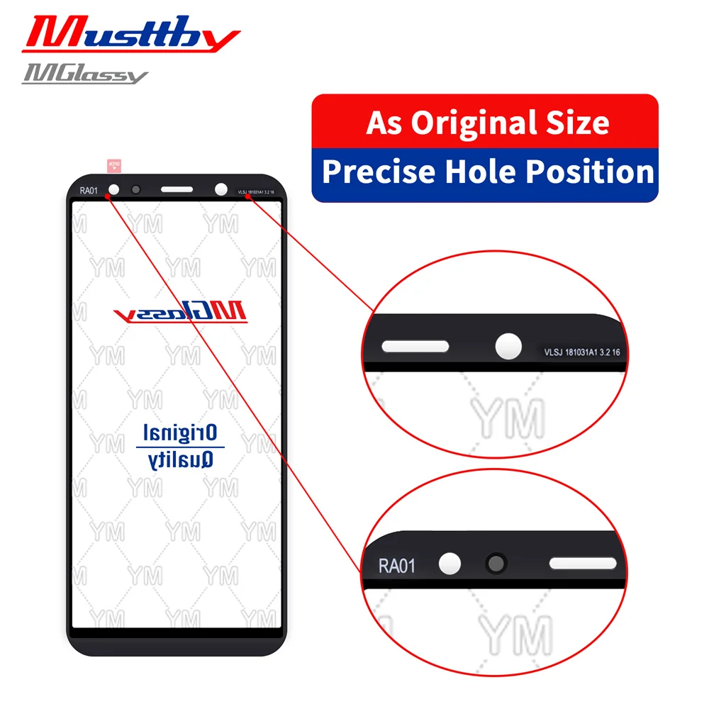 Musttby Переднее стекло OCA для сотового телефона Samsung стекло с OCA для телефона OPPO стекло с OCA для Huawei