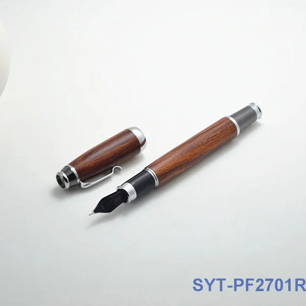 High end wooden fountain pen made of various wood options