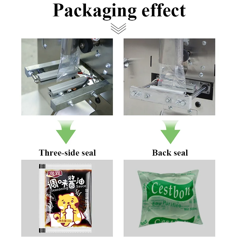 CE Liquid Drinking Sachet Pure Water Making Company Beverage Pouch Packing Bags Filling And Sealing Machine Automatic