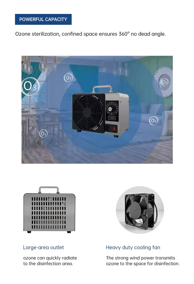 cheap price commercial ceramic plate ozone generator for hotel