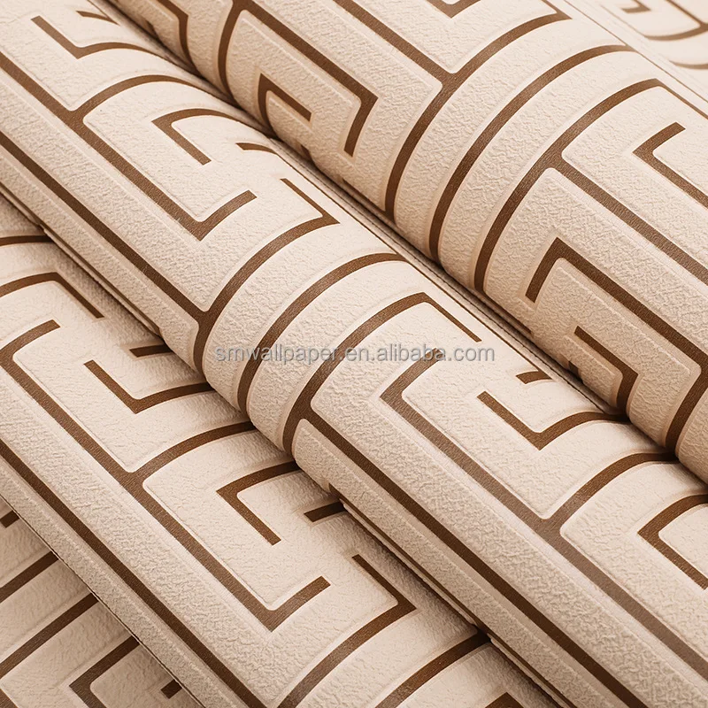 Home Interior High-grade Foam 3D Wallpaper Decorative Vinyl 3d marble designs Wallpaper Suede fabric wallpaper