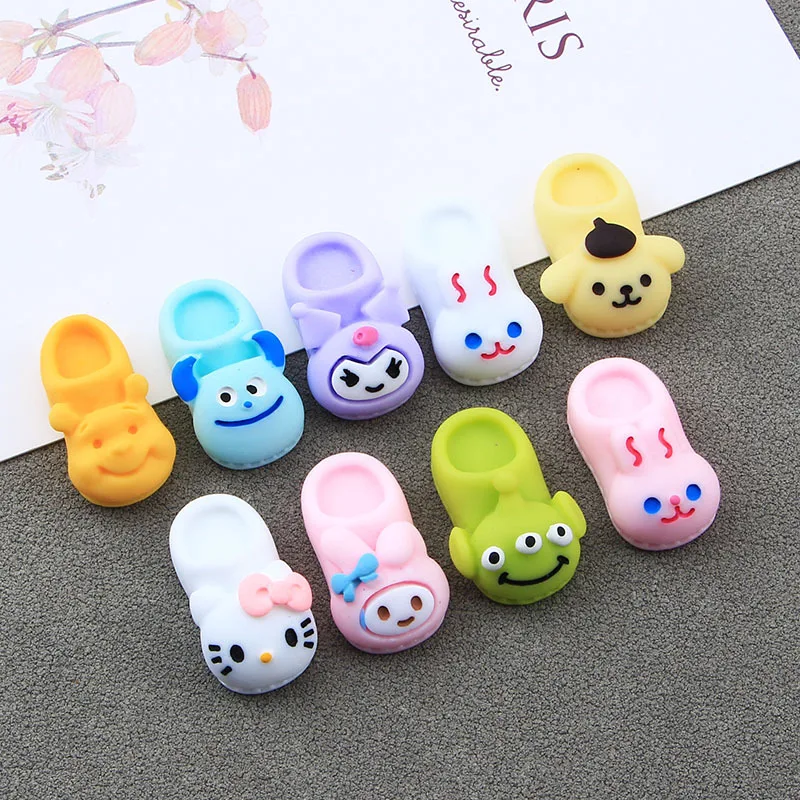 Custom 3d Shoes Embellishments Supplies For Cell Phone Diy Crafts Kawaii Shoe Resin Charms
