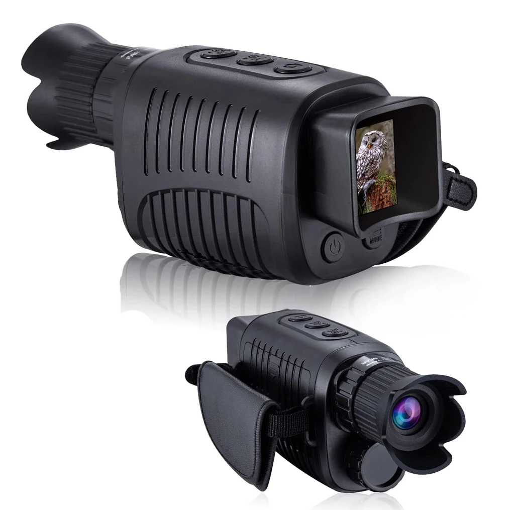 Infrared Night Vision Monocular 5X Digital Zoom 1.5inch Screen for hunting night vision 200m night vision telescope