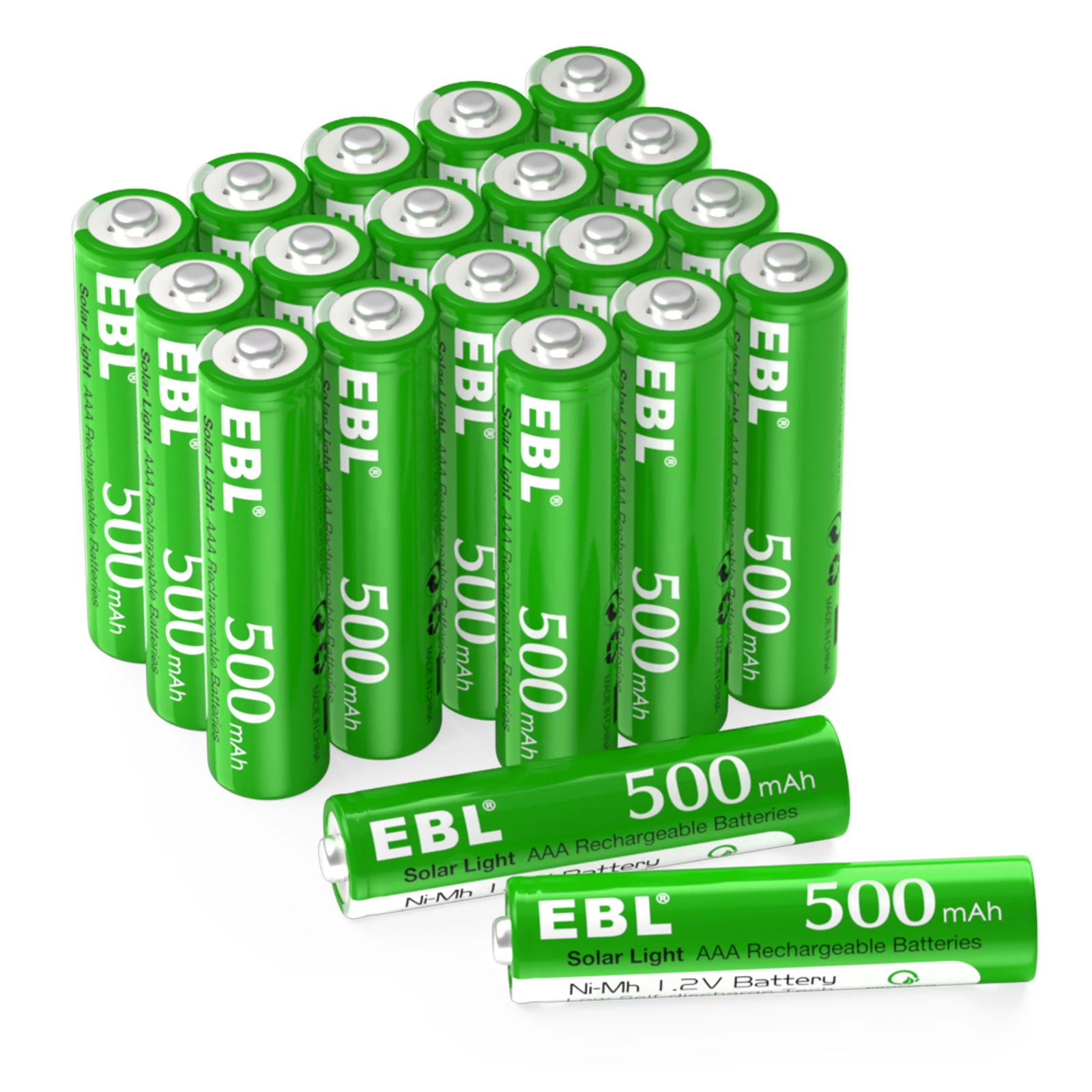 
EBL good quality battery NI-CD custom brand aa battery 1.2V 500mAh 