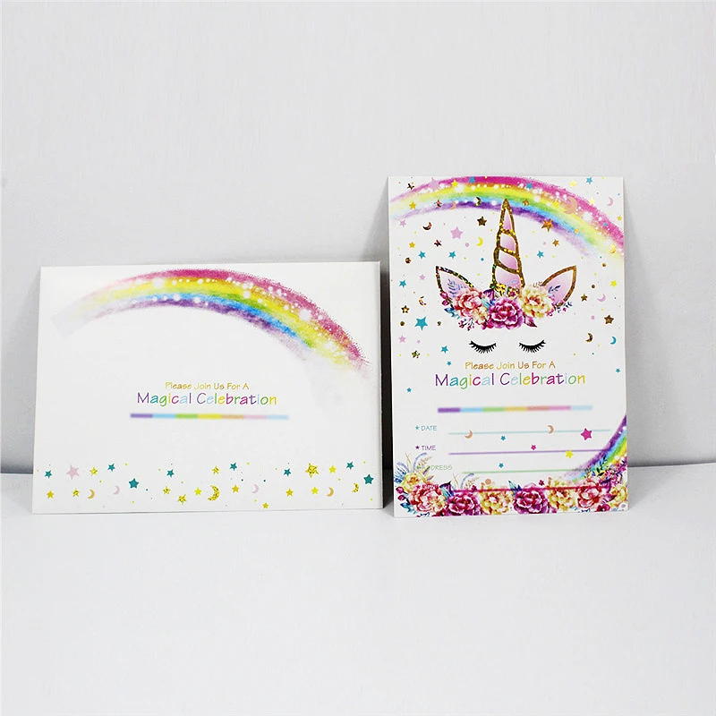 Factory Manufacturer of Customized Handmade 3D Gold Foil Decorative Pink Folded Valentine Greeting Card with Envelope