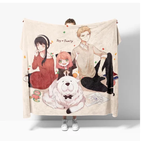 Одеяла мягкие фланелевые дышащие ультратеплые постельные принадлежности и дорожные одеяла настраиваемое аниме