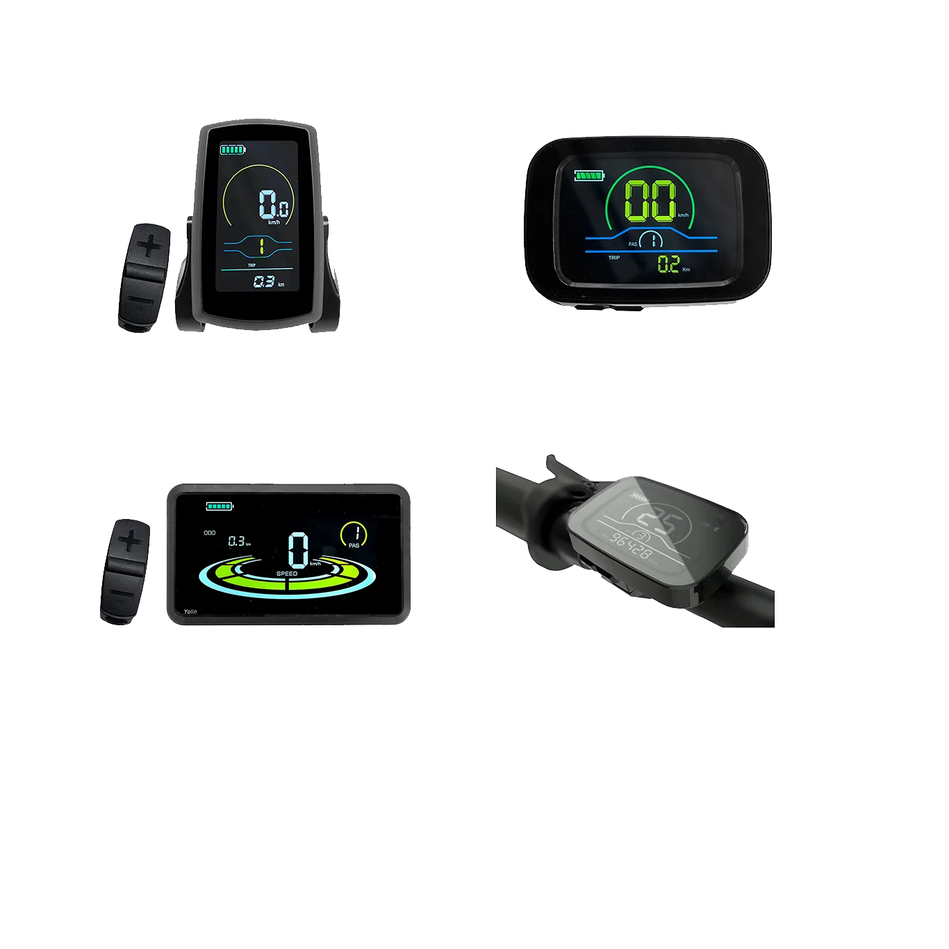 GreenPedel High Quality Large Intelligent Screen Lcd E Bike Bicycle Ebike Controller Display For Electric Bike