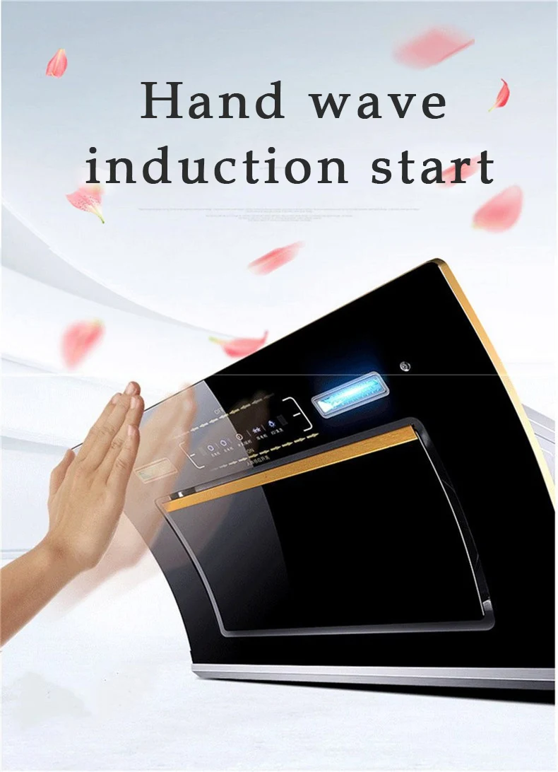 oem customized extractor range hood cooker hood for kitchen island high quality low price smart cooker range hoods