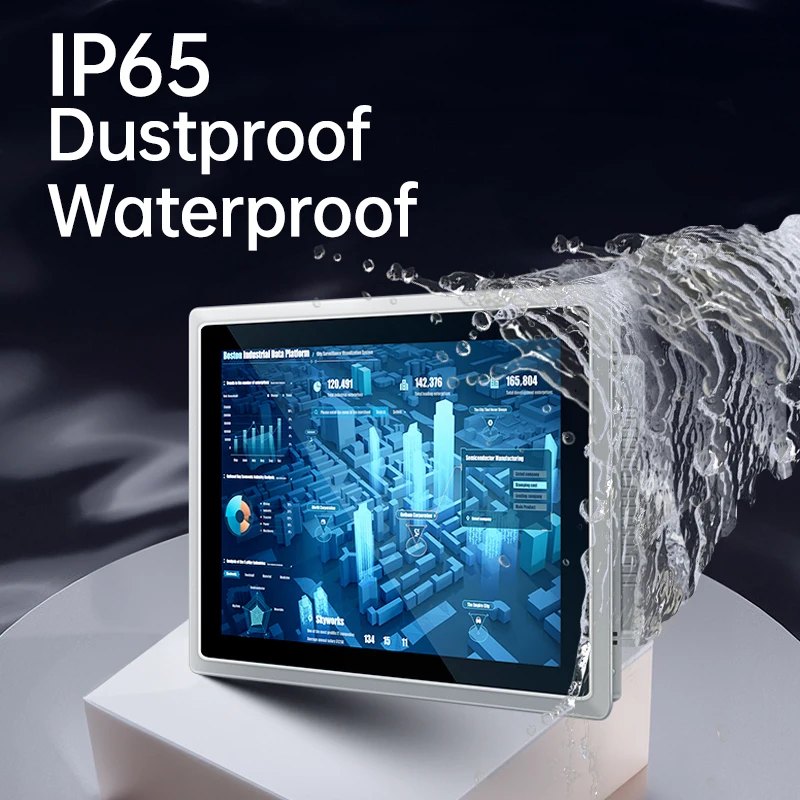 12/14/17/19 Inch IP65 Industry All In one PC Touch Screen Windows System Table Wall Mount Industrial Panel all in 1 pc