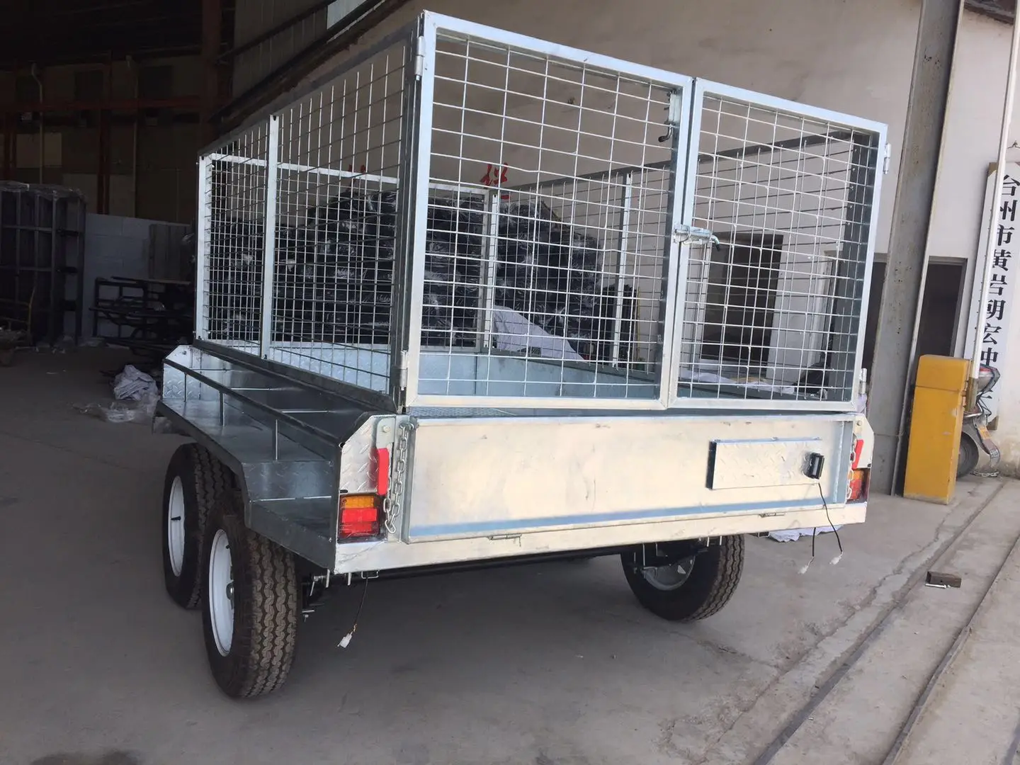 10x5ft Hot Dipped Galvanized Hydraulic Tipper Trailer Heavy Duty Trailer