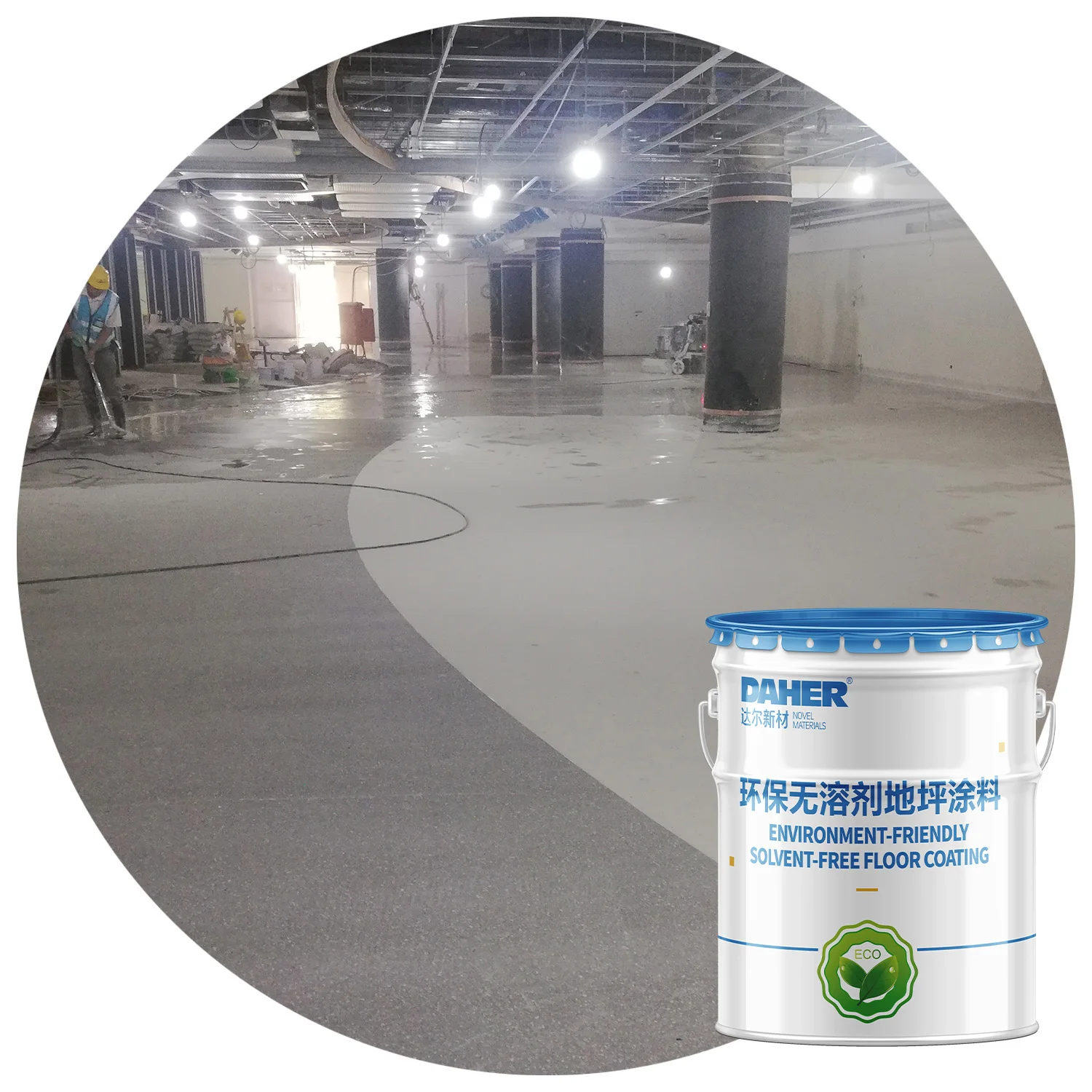 Decorative Epoxy Chip Flake Fleck Epoxy Terrazzo Floor Paint For Resinous Flooring