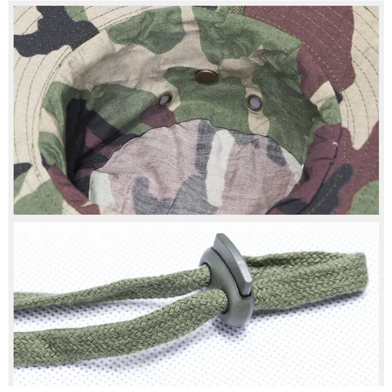 
Multicam Tactical Airsoft Sniper Camouflage Bucket Boonie Hats Nepalese Cap SWAT Army Panama Military Accessories Summer Men 