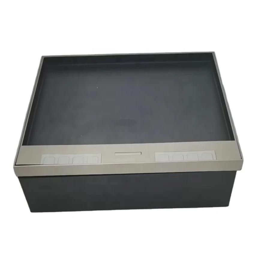 iGERCN  ODM  stainless steel hidden Russia floor outlet/airport nice design concealed stainless steel power floor box recessed
