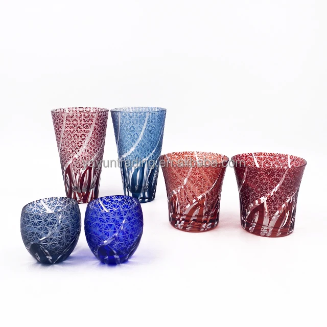 Old Fashioned  Drinking Glasses Beverage Vintage Cocktail Beer Sake Water Juice Glass Tumbler